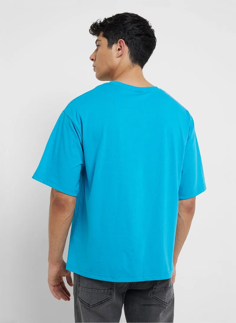 سفنتي فايف تيشيرت جرافيك أوفر سايز